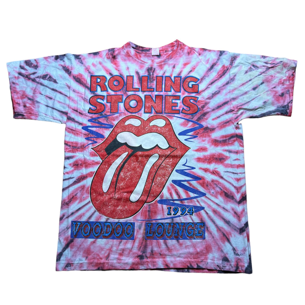 Vintage Rolling Stones 'Voodoo Lounge Tour' Tie Dye Shirt (1994 