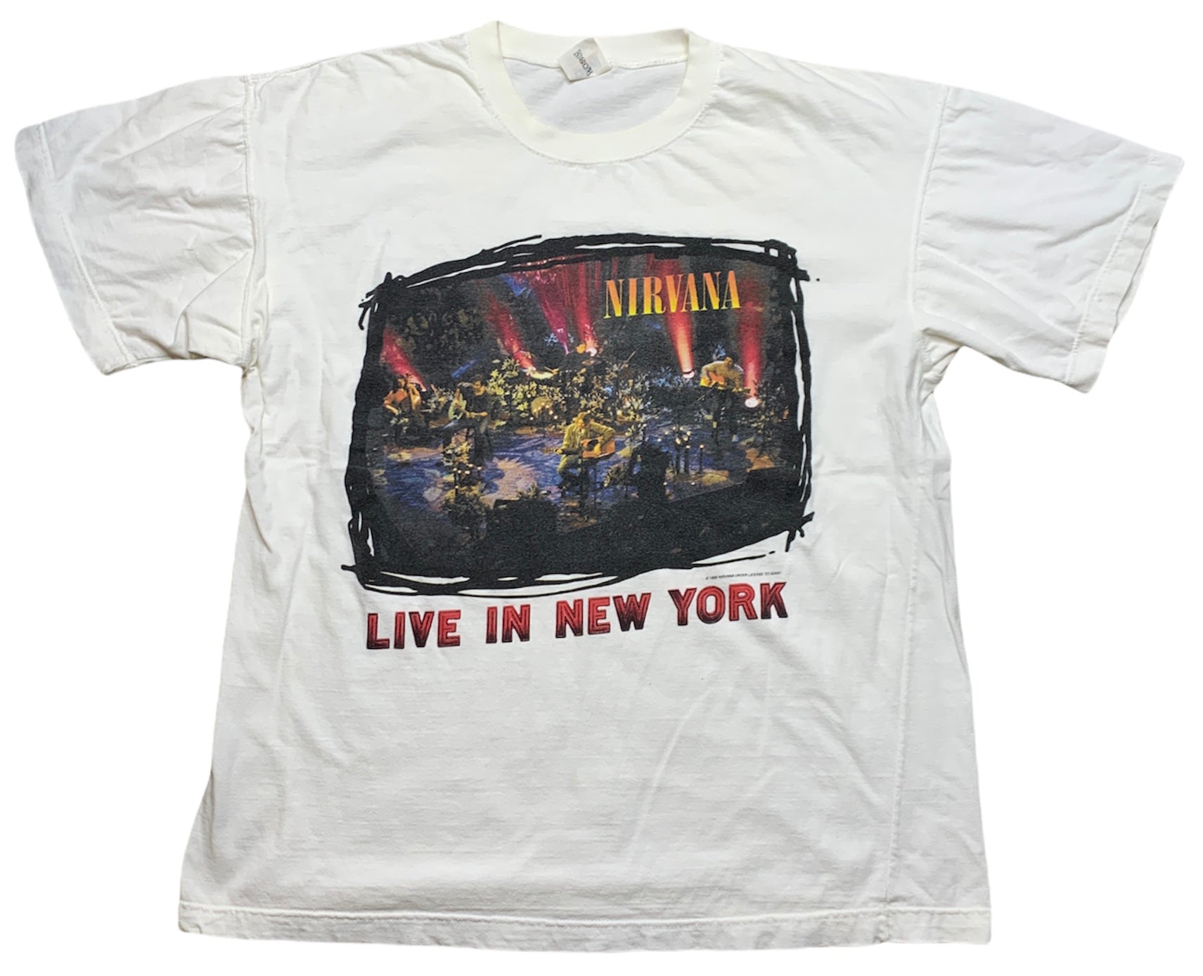 angre strubehoved Arbejdskraft Vintage Nirvana 'MTV Unplugged' Shirt (1995) – Throwback Threads