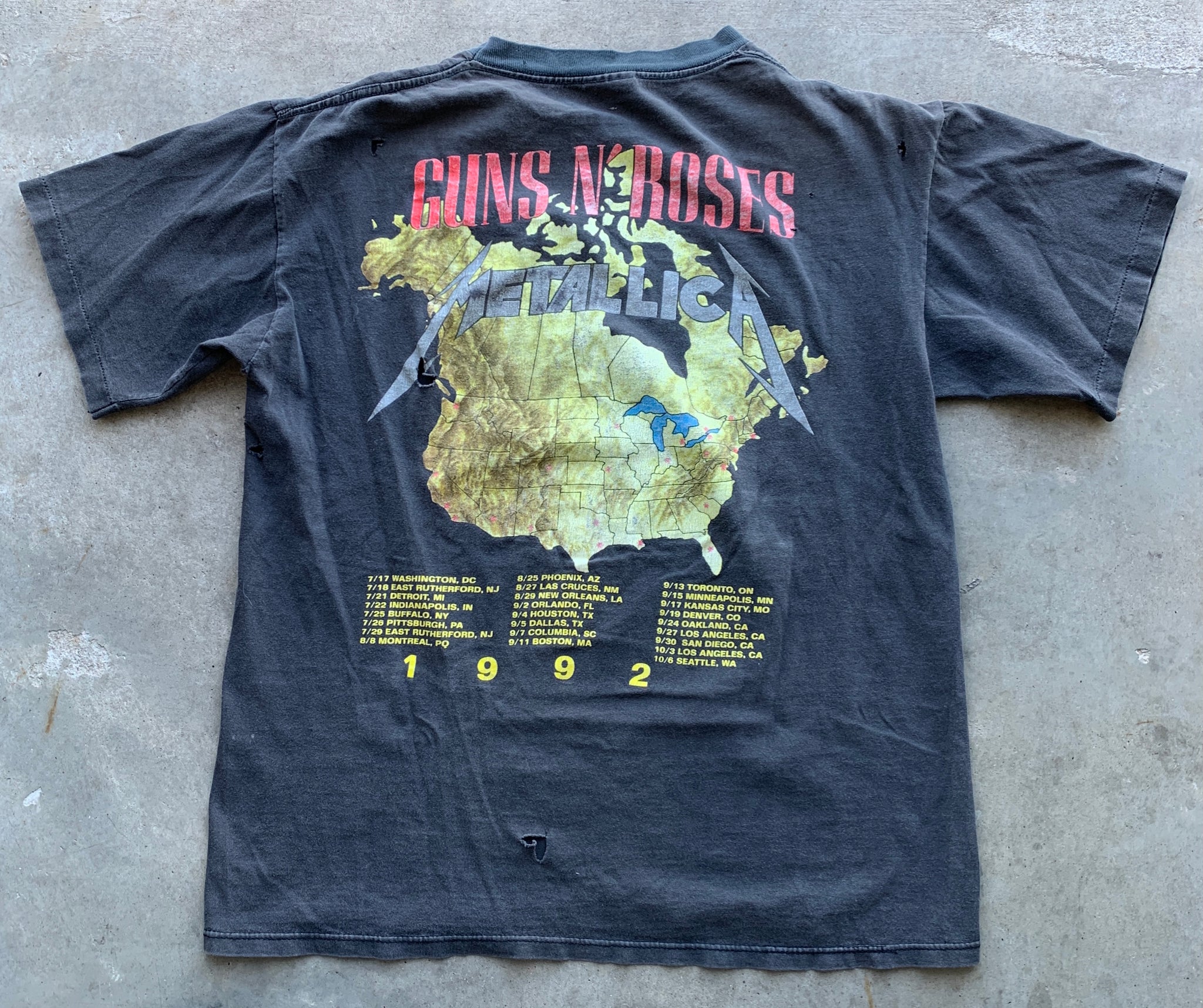 Metallica East Rutherford Shirt All Over Printed Metallica East