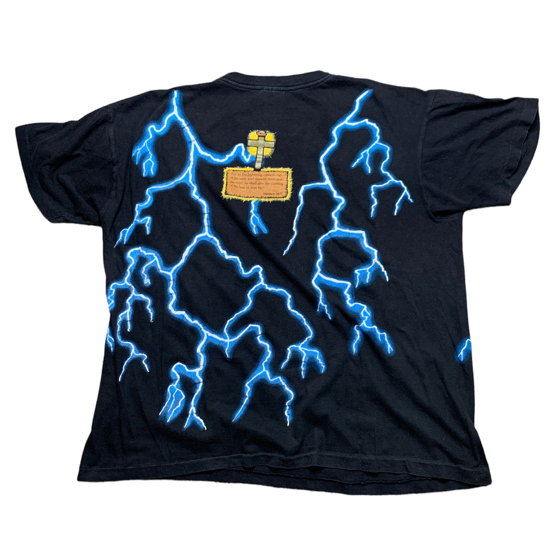 Vintage Jesus 'Lightning' Shirt (1990s) – Throwback Threads